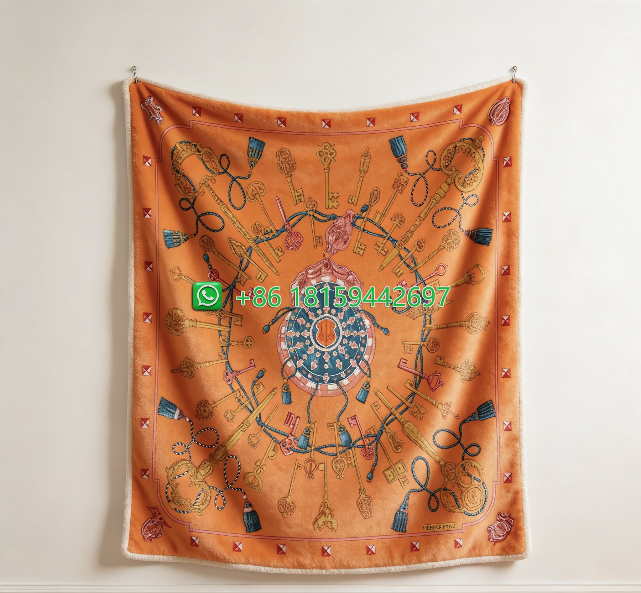 Hermes Throw Blankets